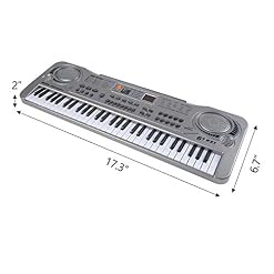 Clavier de piano électronique 61 touches Instrument de musique numérique avec microphone – Image 3