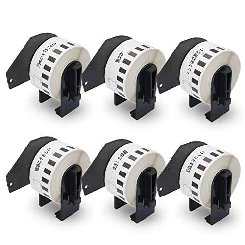 BETCKEY �݊��� ���ڎ��e�[�v(�f��) ���M�� Brother�p �u���U�[ DK-2211 (29mm x 15.24m) �Ή��@��F���M���x���v�����^�[�p QL-800 QL-820NWB QL-700 QL-550 QL-720NW QL-650