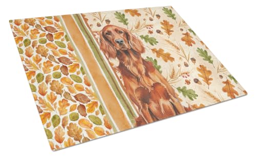 Caroline's Treasures Irish Setter Dogs Decorative Glass Cutting Board
