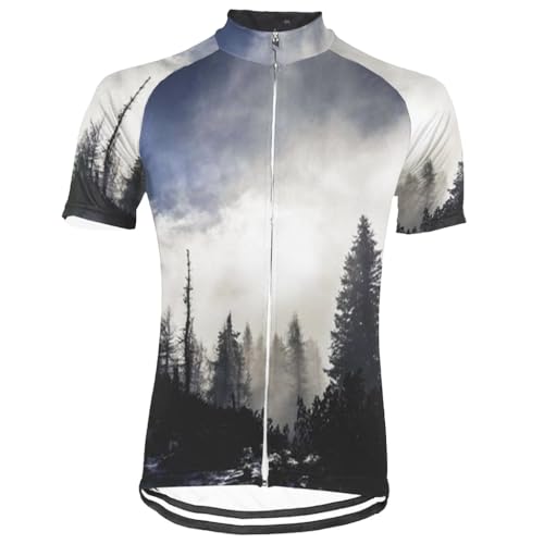 Personalizar Galaxy Hombre Camiseta De Ciclismo Manga Corta Bicicletas Maillots (FR/ES, Letras, L, Regular, Regular, MS8275)