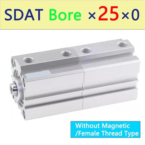 Cylindre pneumatique SDAT compact pour l'automatisation industrielle - 2