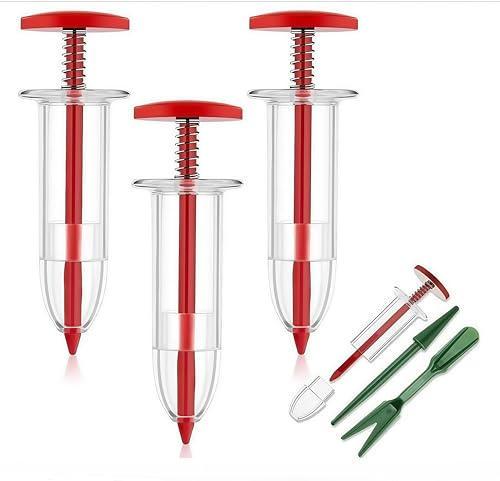 4 PCS Upgraded Mini Sowing Seed Dispenser Sower Small Seed