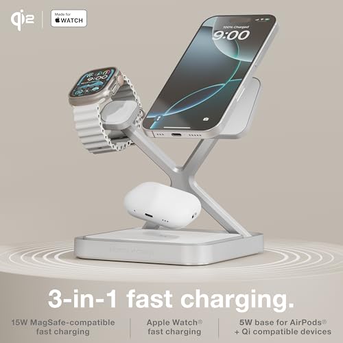 Wireless Charging Station for Apple Devices