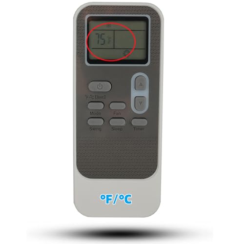 Télécommande climatiseur portable LG avec écran LCD et précision
