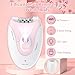 Facial Epilator for Women, Lady Epilators Hair Removal for Face, Epilators with LED Light, Two Speed Hair Removal Device, Epilator for Women, Pluxy Facial Hair Removal for Bikini Arm Legs Armpits