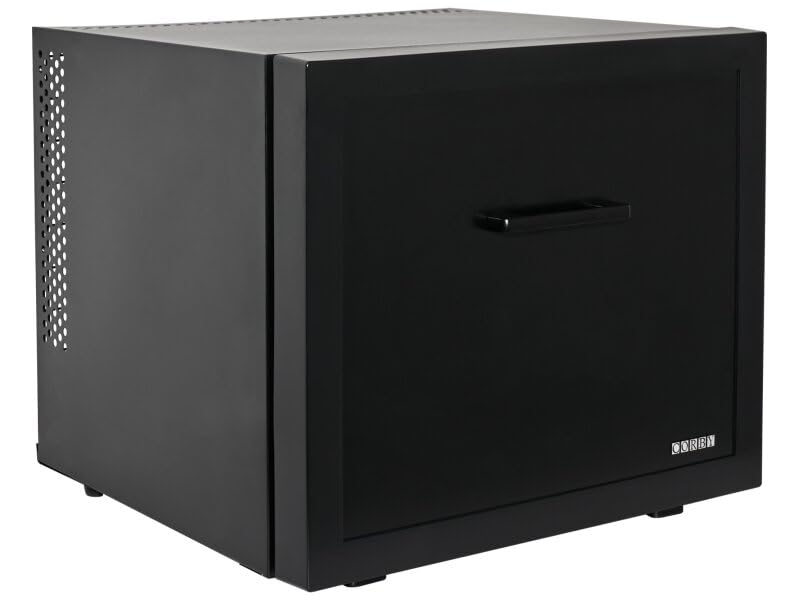 Minibar 45L noir Corby Henley tiroir pour gagner de la place en chambre