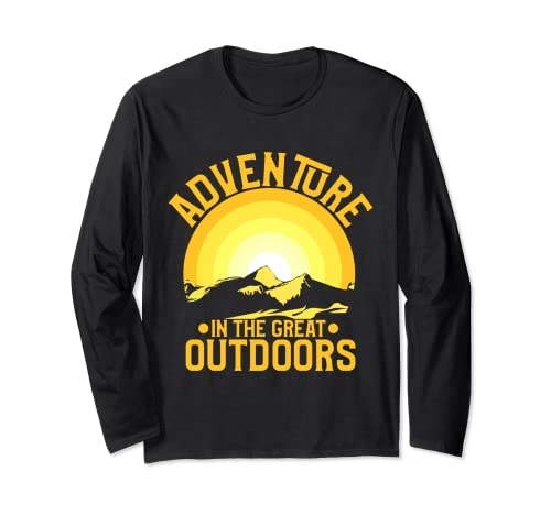 Camping Climbing Biking Nature Outdoor Mountain Hiking Manche Longue