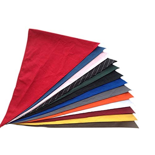 Ubersweet® FAURY Unisex Chef Scarf Towel Chinese and Western Restaurant Cafe Waiter Kitchen Triangle Cravat Food Service Work Wear: Coffee, One Size