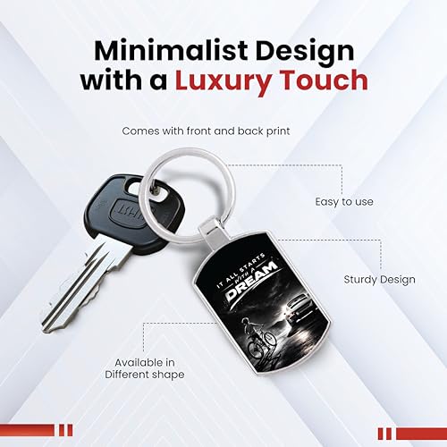 Image of Premium Printed Metal Keychain for Men & Women | High-Definition Artwork Print | Durable Key Ring for Car, Bike, Home & Office Keys | Stylish Decorative Key Holder Gift