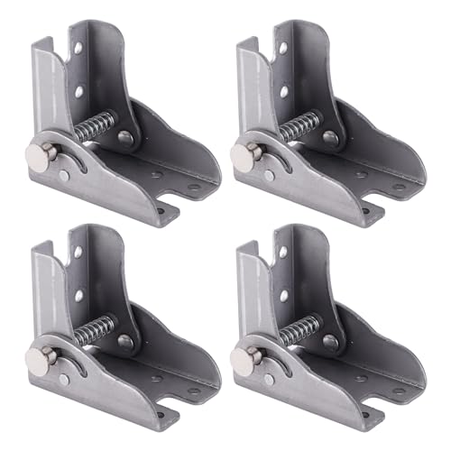 Opiniones y reviews de Patas mesa acero más recomendados. 33 Hztyyier Pata para Muebles Pata De Cama De Mesa De Extensión De Bloqueo 4Pcs, Pie Plegable De Acero Laminado En Caliente Sofá Cama 2.3Mm Accesorios De Muebles De Espesor