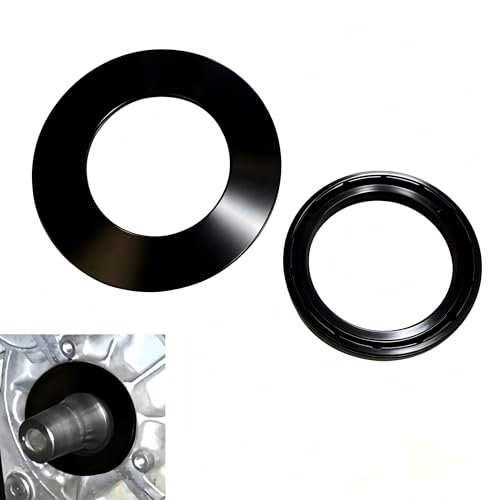 ZNZNZZ Upgrade Crank Seal Ring Cover Kit Compatible with Polaris Ranger 900 1000, RZR 900 1000, General 1000, No Engine Case Splitting Required, 6061 Billet Aluminum Crankshaft Seal Protector