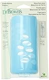 Dr. Brown's Original Standard Neck Glass Baby Bottle Sleeve, 8 Ounce, Blue