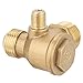 Produktbild Hoseten 90-Grad-Rückschlagventil, 20 * 19 * 10 mm Messing-Luftventil, für Kompressor für Luftdrucktank für Kolbenpumpe für Rohr