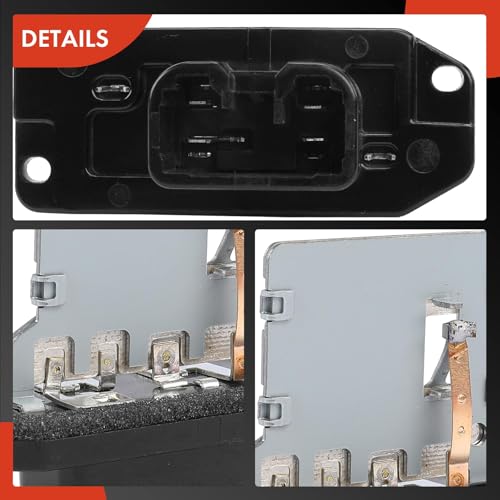 Image of A-Premium Front HVAC Blower Motor Resistor Compatible with Toyota Models | for Camry 1997-2001, Solara 1999-2003 - with Wire Harness Kit, Replace# 8713833060