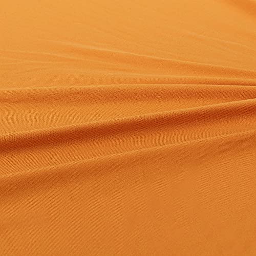 Stretchy Queen Fitted Sheet Only - Jersey Knit & Super Stretch, Snug Fit For Queen, Queen Xl Or Rv Camper Short Queen Size Mattress Deep Or Shallow Pocket, Non-Slip & Ultra Soft - Yellow #TOP1