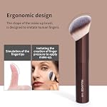 MAANGE 20 Pcs Makeup Brushes with Gift Box, Double-End Multi-functional Makeup Brushes for Blending Liquid Powder Concealer Cream Blush Buffe,CoffeeBrown - Image 3