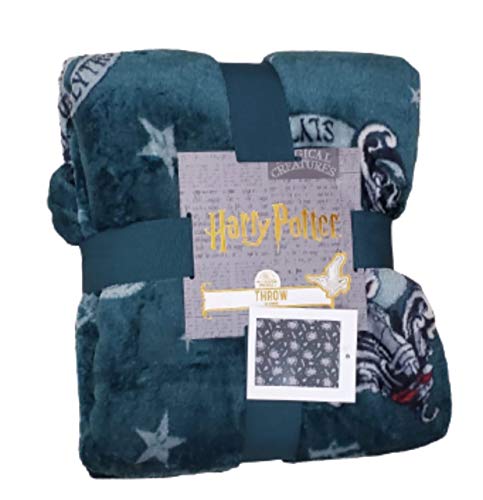 Primark Store Manta de forro polar de Harry Potter Slytherin, muy suave, para regalo