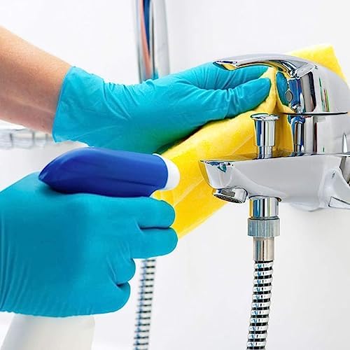 Basic Medical Blue Nitrile Exam Gloves - Latex-Free & Powder-Free - NGPF 7001(Case of 1,000), Small - Image 5