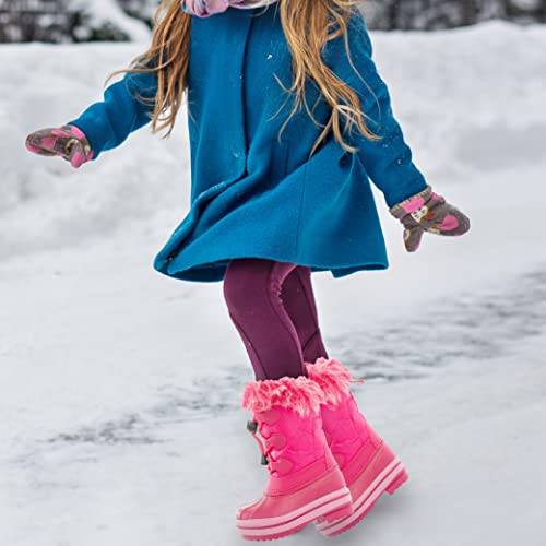 NORTY Waterproof Artic Snow Boots Rated Below Zero for Toddler Kids Boys and Girls 5