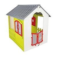 PILSAN Foldable Play House 109x92x110 cm | Indoor and Outdoor Garden Playhouse | Playhouse for Girls and Boys 3+ Age | Foldable House for Kids, Playground Games