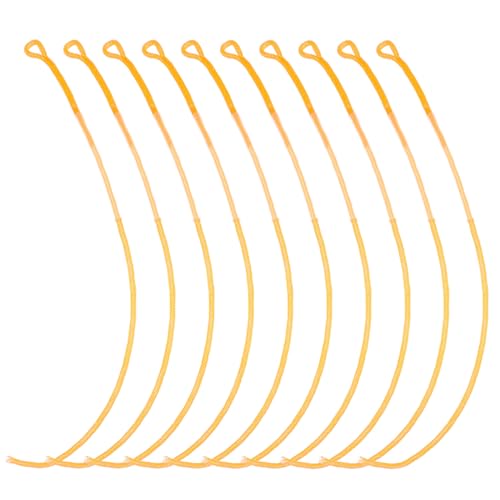 GAROZATION 10pcs Fishing Wire Leaders Portable Leaders for Freshwater/Saltwater Fishing Professional Nylon Bass Trout Carp Perch