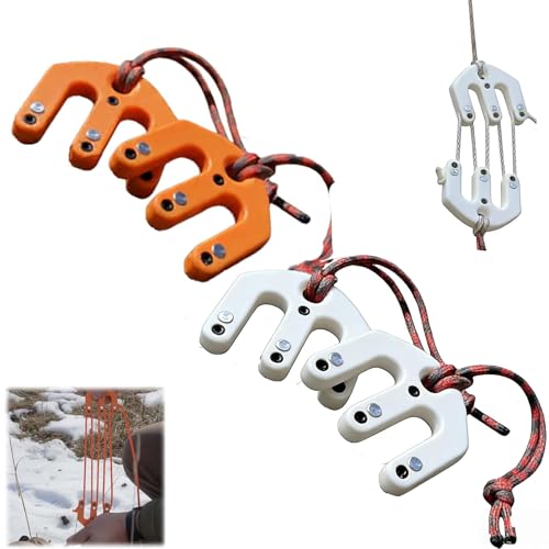 Game & Gear Hoist Nylon Block & Tackle Pulley System
