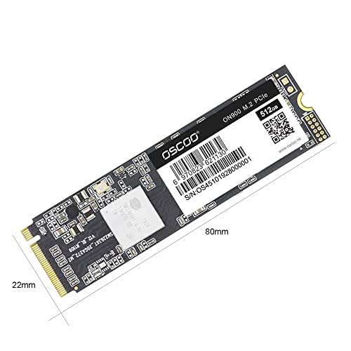 Image of Solid State SSD NVMe 2280 M.2 PCIe 512GB High Speed Internal Hard Drive Disk