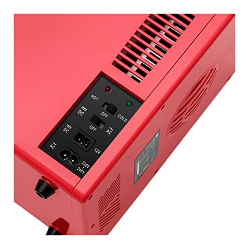 MSW MSW-CCW04-R Mini-koelkast, 12 V/230 V, 2-in-1 apparaat met warmhoudfunctie, rood, 12 V/220-240 V, 5-60 °C, 4 liter, mini-koelkast, tafelkoelkast, koelkast, koelkast, kleine koelkast - Afbeelding 5