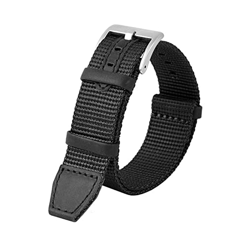 Bracelet de montre en nylon 20mm pour Hamilton Khaki Field H69439931