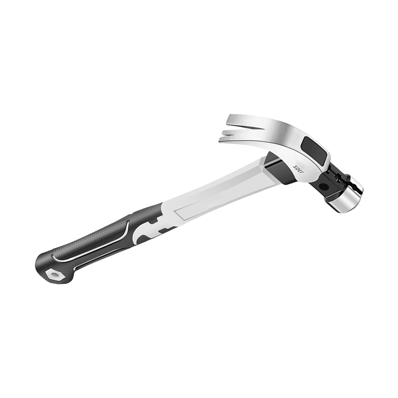 Zwwaazhf 10Oz Round Head Fibe Professional Hammer Steel Antislip Grip And Nails Holding Design For Carpentry Woodworking Projects Ergonomic Antifatigue Hammer