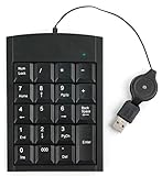 DURAGADGET Retractable USB Laptop NumPad Attachment - Suitable for use with The Asus ROG GL702VM GC279T