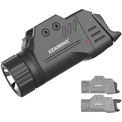 EZAIMING Weapon Light 1000 Lumen Compact Pistol Flashlight for Glock and Picatinny Rail