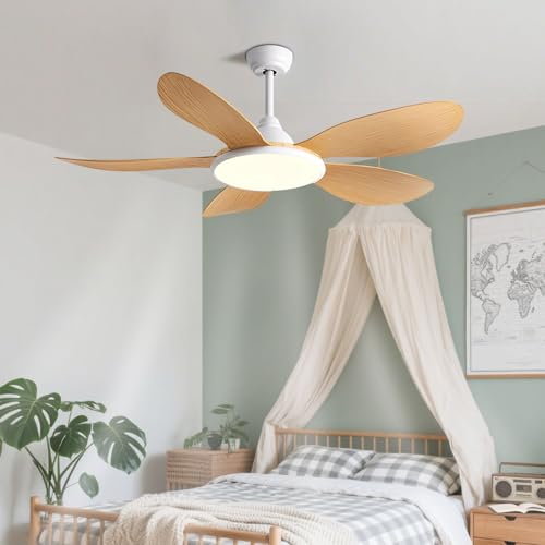 Ventilateur de plafond moderne profil bas pour rafraîchir les petits espaces
