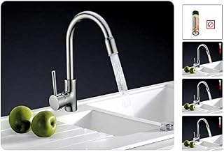 Diseño LED cocina fregadero grifo, grifo de cocina, Grifo, cromo