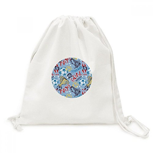 Football sac à cordon toile voyage shopping backpack pratique sport