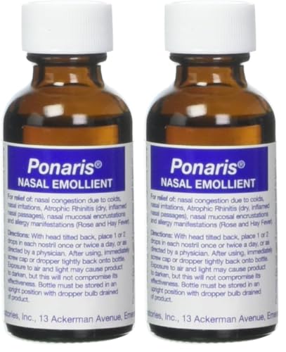 Jamol Laboratories Ponaris Nasal Emolient, 1 oz (Pack of 2)