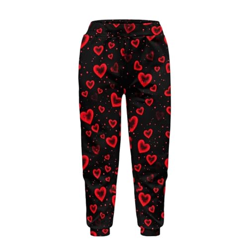Sweatpants Kids Jogger Sweat Pants Soft Elastic Waist Pocket Athletic Pants Girls Boys3