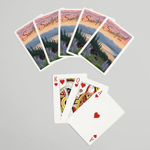 Baraja Póker Sandpoint Idaho 52 cartas para adultos miniatura 7