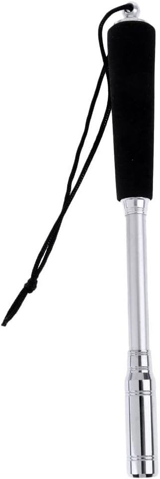 Stainless Steel Fish Priest with EVA Handle, Perfect Tool for Calming Down Struggling Trout, Includes Lanyard for Bass Fly Fishing Enthusiasts, 9.4inch, Silver