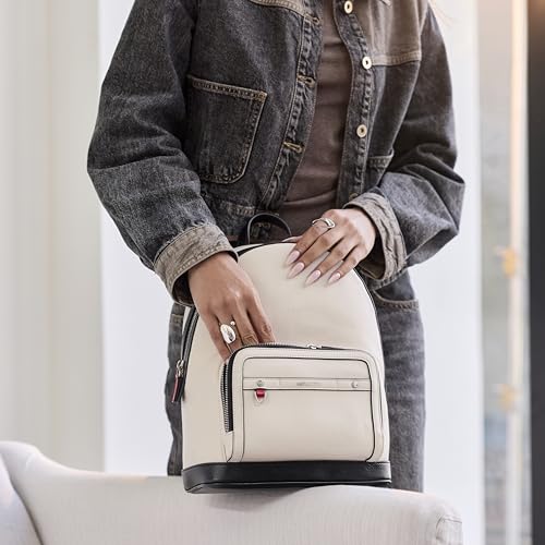 Image of Miraggio Miles Laptop Backpack for Women - Stylish Office Bag, College & Travel Backpack with Adjustable Shoulder Straps