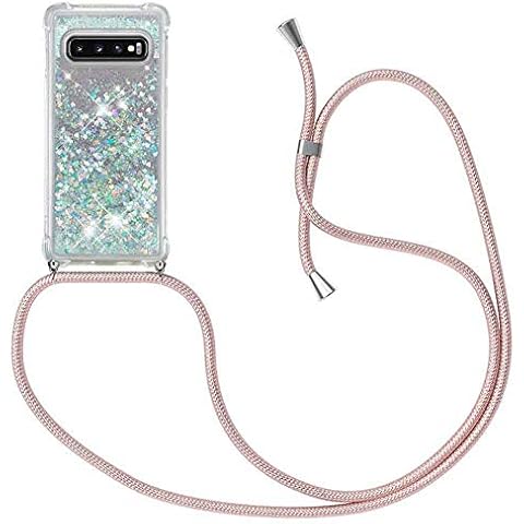 MXKOCO Funda con Cuerda para Samsung Galaxy S10+/S10 Plus Cover