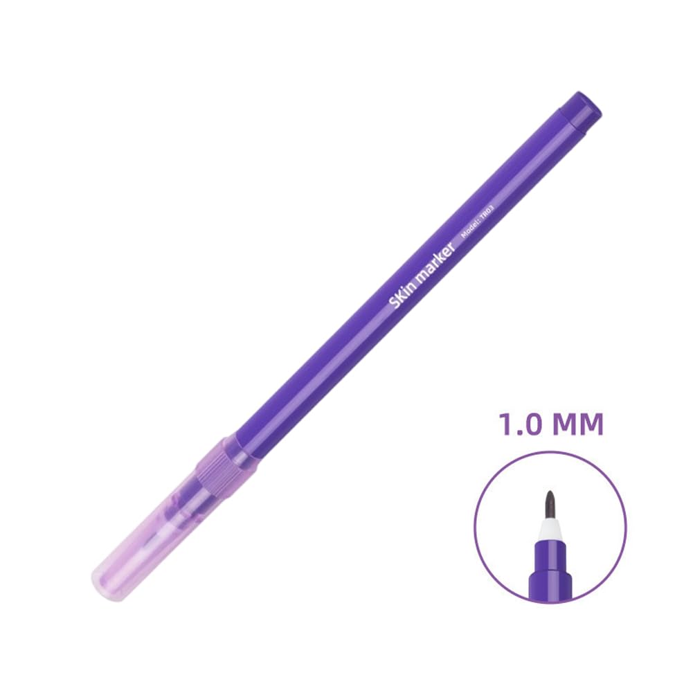 Hautmarkierungsstift wasserdichte Hautmarkierungen Chirurgische Spitzenmarkierungen Hautmarkierungsstift Tattoo Stift Papierherrscher