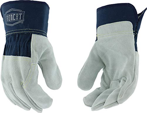 West Chester IRONCAT IC65 Premium Split Cowhide Leather Work Gloves: Single Palm, XXX-Large, 12 Pairs