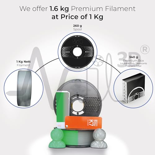 Image of NFIL3D Premium HS PLA+ Glow in The Dark Green - 3D Printing Filament | Compatible with All 3D Printers | 1.75mm | 1Kg Nett Weight