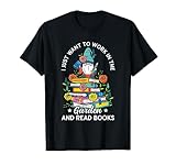 Lesen Bücherliebhaber Gnom und Gartenarbeit