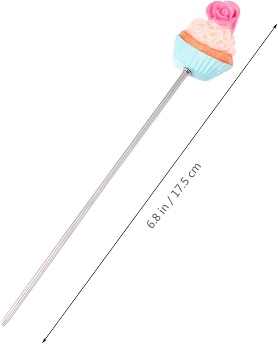2pcs Stainless Steel Cake Tester Baking Test Needle for Cake Bread Muffin Sturdy Cooking Tool for Easy Baking for Home Bakers