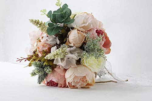 Amazon｜misaki ウエディングブーケ 造花 花嫁ブーケ ブライダルブーケ