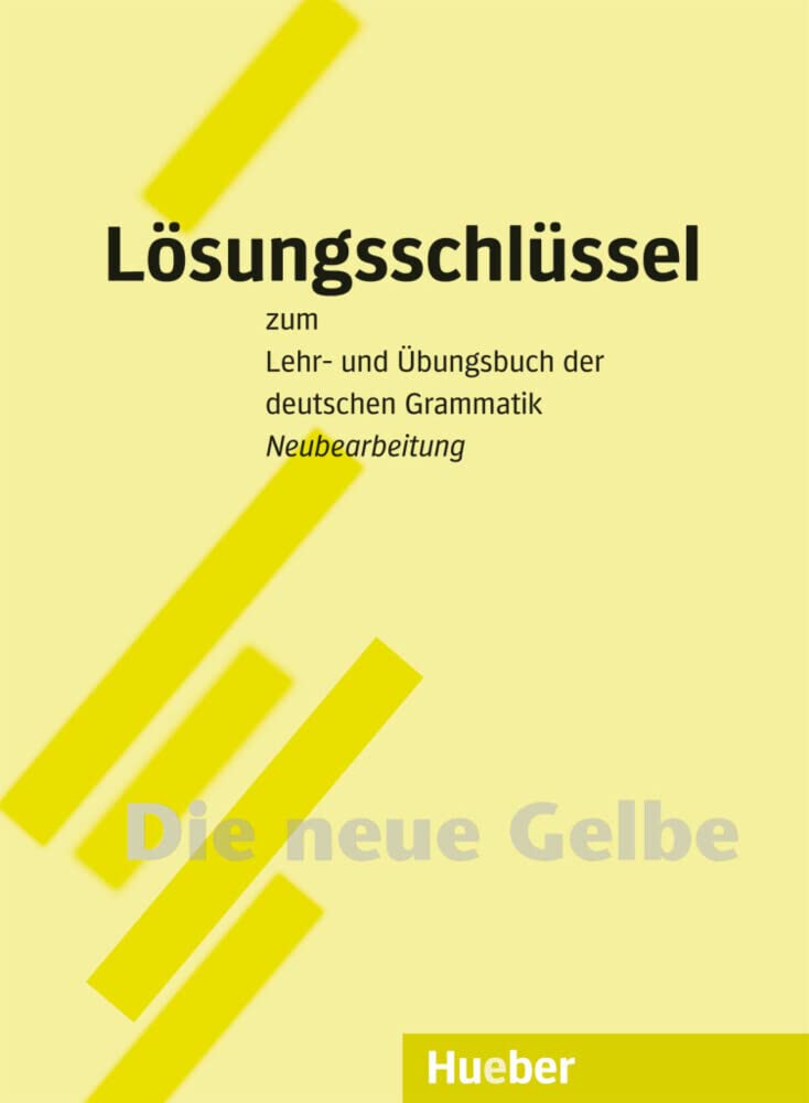 Lehr-Und Ubungsbuch Der Deutschen Grammatik Lösungsschlüssel