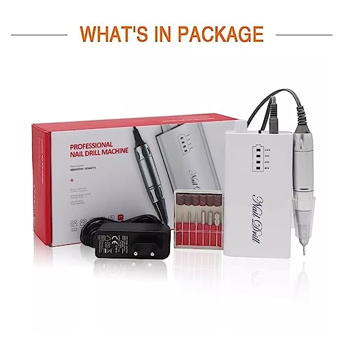 Nail-Grinding-Machine-30000RPM-Portable-Cordless-Electric-Nails-Drill-Machine-Acrylic-Gel-Remover-Nail-File-Drill-Bits-Kit-Nail-Art-Tool-for-DIY-Home-or-Salon-Mani-Pedis