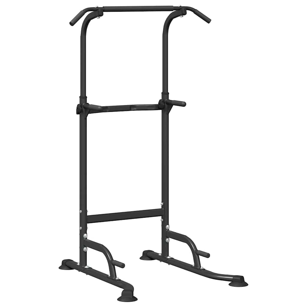 Power Tower Dip Station Höhenverstellbar 102 x 95 x 210 cm - Klimmzugstange Kraftstation für Home Gym Ganzkörpertraining